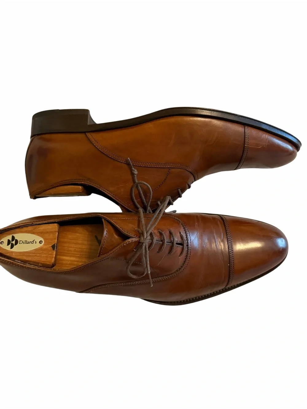To Boot New York Adam Derrick 12981 Brown Cap Toe Oxford Dress Shoes 11.5 Italy